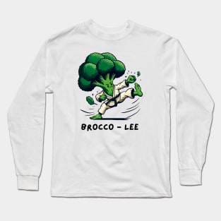 karate broccoli Long Sleeve T-Shirt